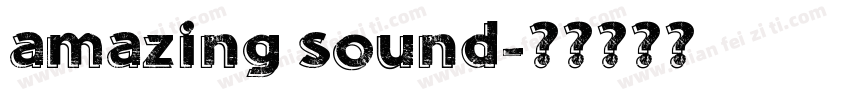 amazing sound字体转换